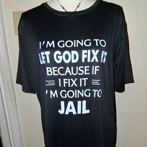 *bogo* Black Graphic T-Shirt